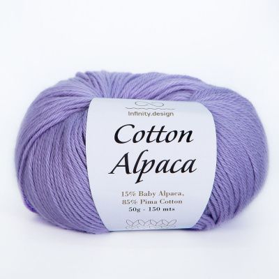 Infinity Cotton Alpaca ( 5031 LILAC)  85% хлопок, 15 % беби альпака 50гр/150 м