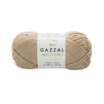 Пряжа Gazzal Baby Cotton 205 (528); Состав: 50% Хлопок, 50% Акрил; 50 гр/205 м